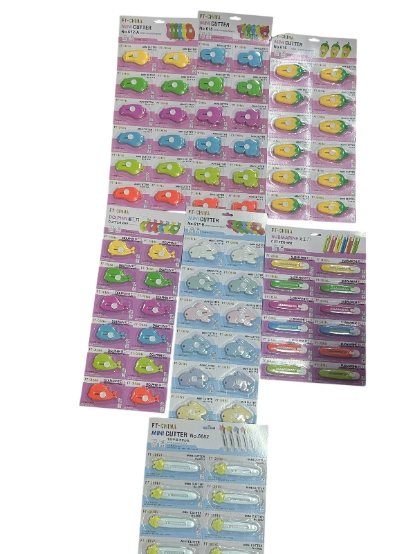 Şekilli Maket Bıçakları Trend Model / 12li Paketler